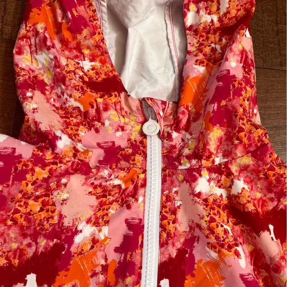 Hunter for target girl waterproof windbreaker jacket w/hood Sz large orange - Picture 7 of 8